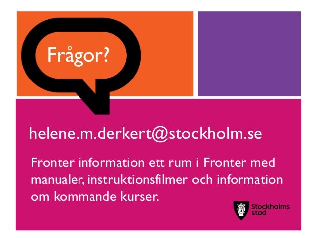 fronter stockholm stad fronter stockholm stad